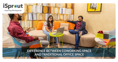 coworking space and traditional space